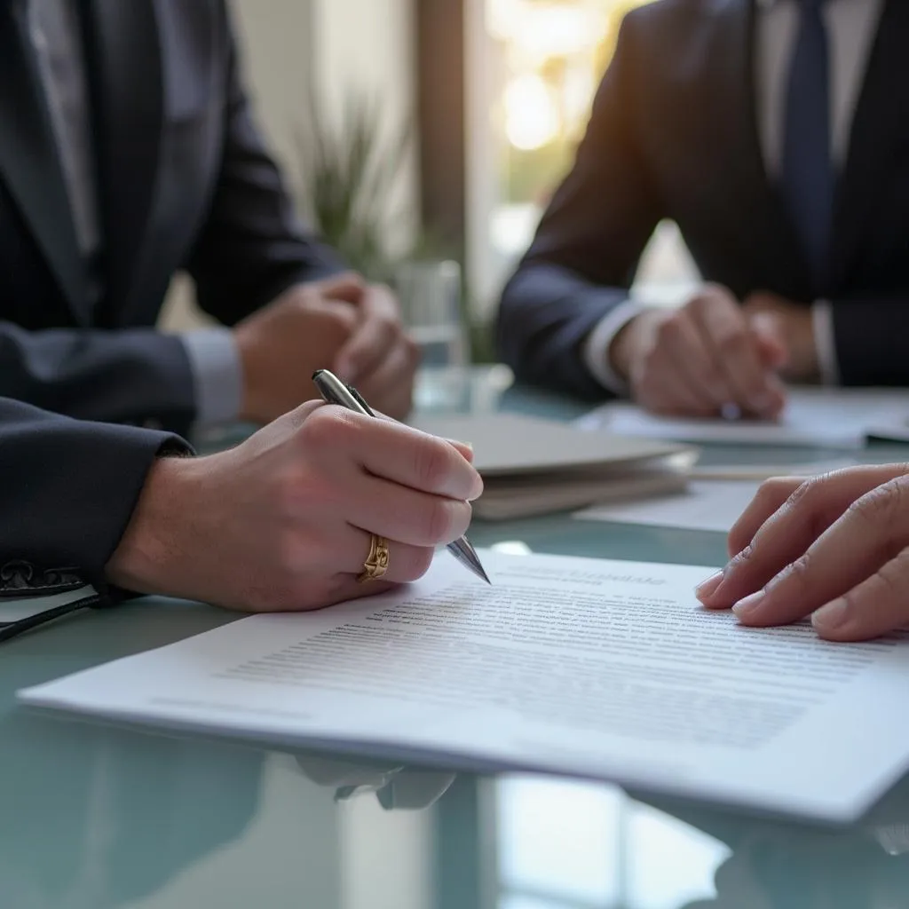 Firma de acuerdo